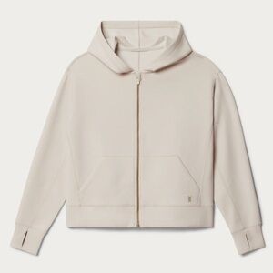 Rhone DreamGlow Full Zip Hoodie in Sand